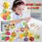 Montessori Wooden Threading Caterpillar Toy for Toddlers Fine Motor Learning Game
