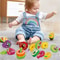 Montessori Wooden Threading Caterpillar Toy for Toddlers Fine Motor Learning Game
