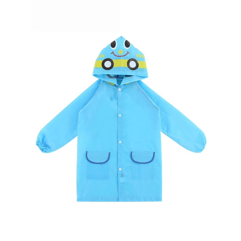 Cartoon Animal Kids Raincoat Waterproof Toddler Rain Poncho Jacket