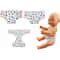 Reusable Baby Doll Diapers For Reborn Dolls Adjustable Soft Doll Underwear Set 2