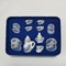 Mini Ceramic Tea Set for Dollhouse Play Kids Tea Party Toy with Miniature Cups and Plates