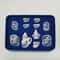 Mini Ceramic Tea Set for Dollhouse Play Kids Tea Party Toy with Miniature Cups and Plates