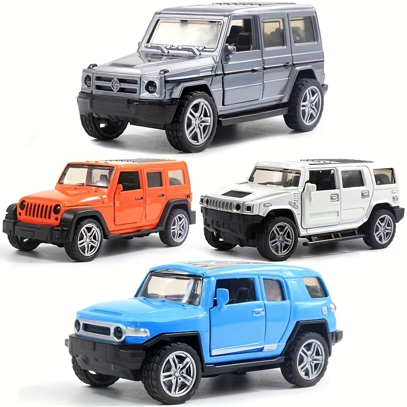 Adventure Force Diecast SUV Toy Car with Pull Back Action & Opening Doors