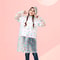 Kids Transparent Mermaid Raincoat Waterproof Cartoon Poncho For Toddlers Children 4