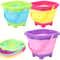 Collapsible Silicone Beach Bucket For Kids Travel Sand Toy Set 0