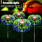 Solar Firework Garden Lights with Modes Waterproof Outdoor Pathway Decor