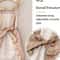 Blush Bloom Canvas Kitchen Apron for Women with Breathable Anti-Stain Protection
