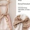 Blush Bloom Canvas Kitchen Apron for Women with Breathable Anti-Stain Protection