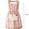 Blush Bloom Canvas Kitchen Apron for Women with Breathable Anti-Stain Protection