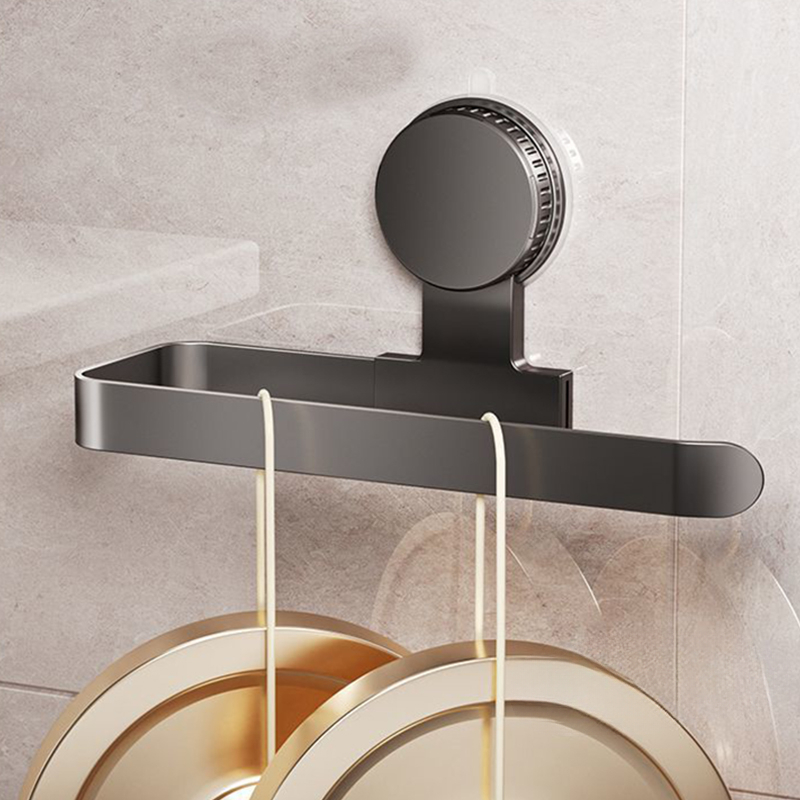 No Drill Wall Mounted Paper Towel Holder & Kitchen Storage Organizer Rack