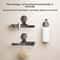 No Drill Wall Mounted Paper Towel Holder & Kitchen Storage Organizer Rack