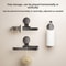 No Drill Wall Mounted Paper Towel Holder & Kitchen Storage Organizer Rack