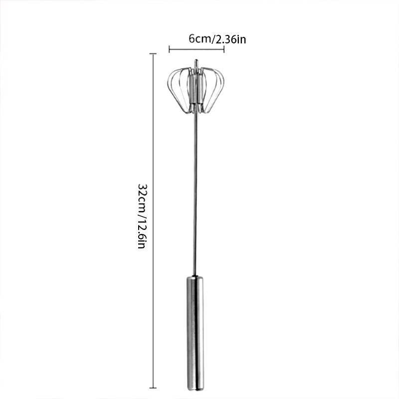 Speed Manual Hand Mixer for Baking, Baby Food & Sauces Battery Free Kitchen Blender