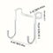 SpaceSaver Heavy Duty Double Hook Rack for Kitchen and Bathroom Doors