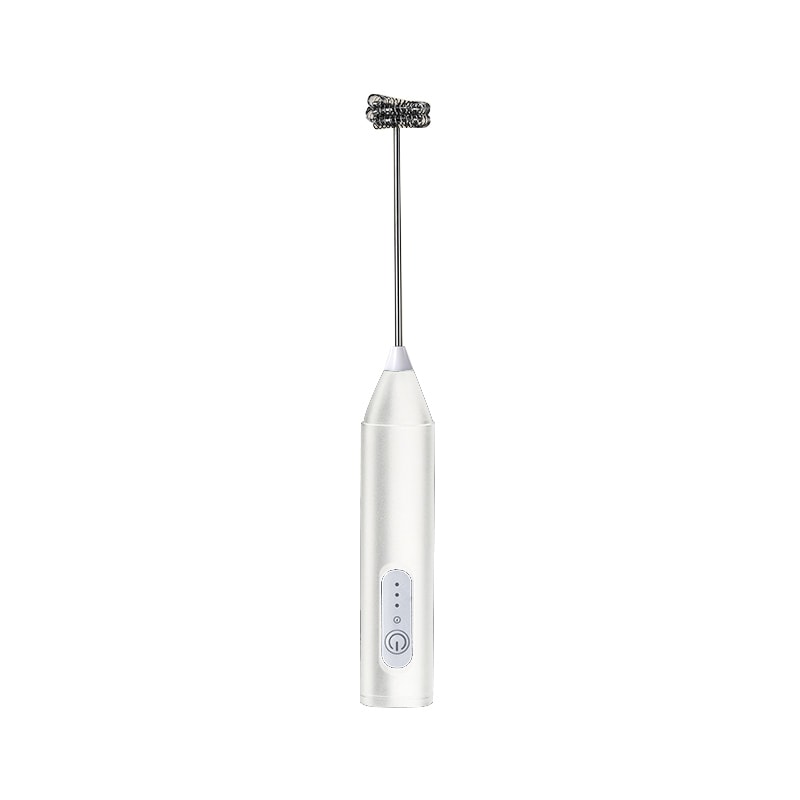 Rechargeable Milk Frother With Speed USB Whisk For Coffee Matcha Cream 6