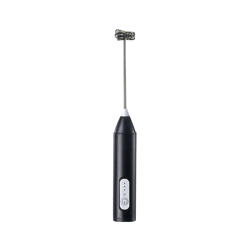 Rechargeable Milk Frother With Speed USB Whisk For Coffee Matcha Cream 7