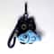 Big Eyed Plush Cat Keychain Cute Black Kitten Bag Charm for Backpacks & Keys
