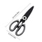 Premium Kitchen Shears Stainless Steel Bone Cutting Scissors for Meat, Fish & Vegetables