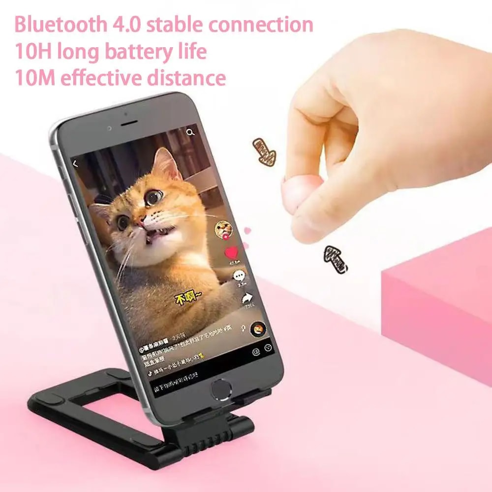 SmartScroll Bluetooth Ring Remote for TikTok, eBooks & Hands Free Phone Control