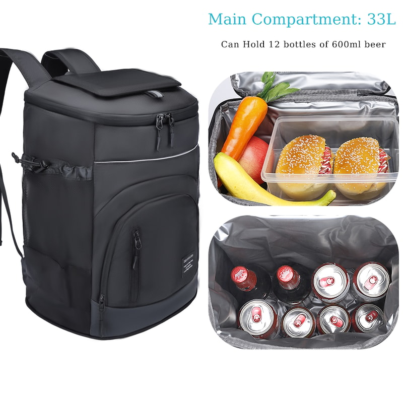 ArcticTrail Insulated Cooler Backpack for Beach, Camping & Travel