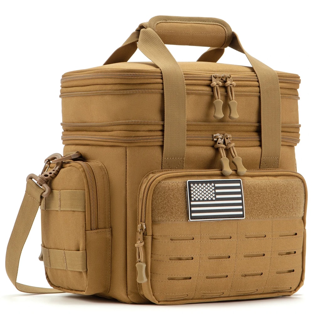 Tactical Insulated Cooler Bag Leakproof Lunch Box For Work Camping Outdoor Travel 6