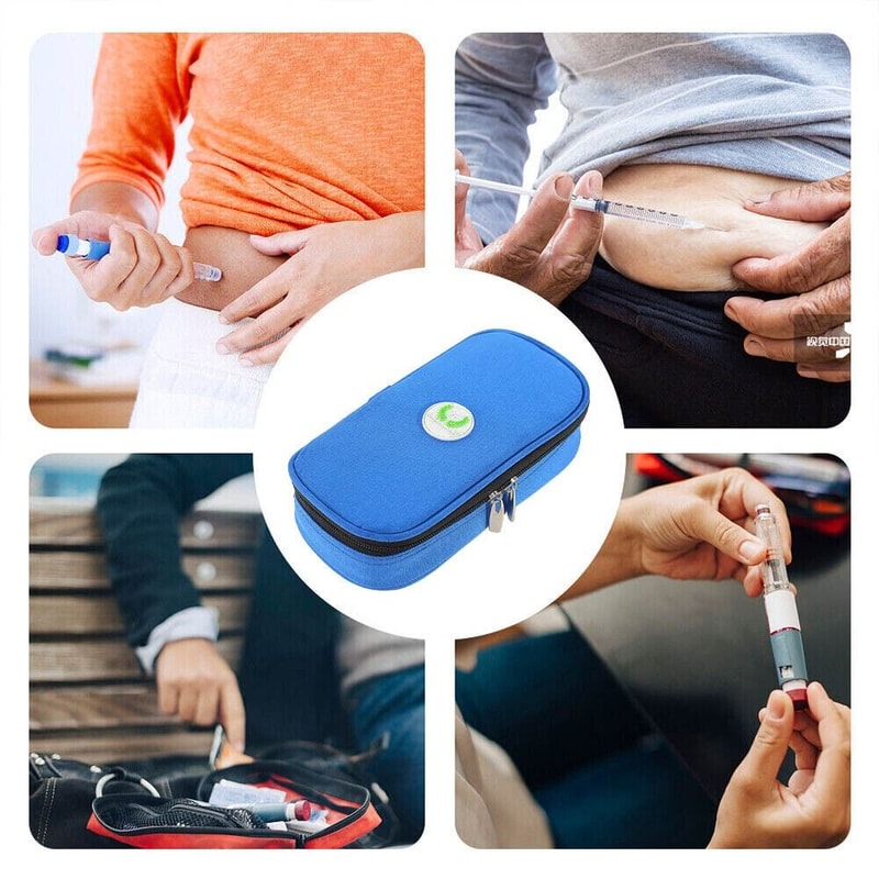 Portable Insulin Cooler Bag For Diabetic Travel Medication Storage 5