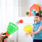 Rocket Pop Catch Ball Launcher Set for Kids and Family Outdoor Games