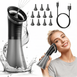 smart ear irrigation cleaner pro water powered ear wax removal kit with pressure modes