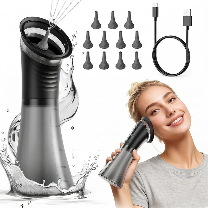 Smart Ear Irrigation Cleaner Pro Water Powered Ear Wax Removal Kit With Pressure Modes 0