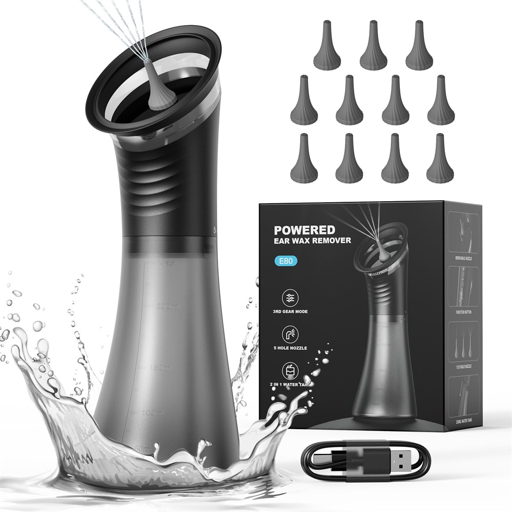 Smart Ear Irrigation Cleaner Pro Water Powered Ear Wax Removal Kit With Pressure Modes 6