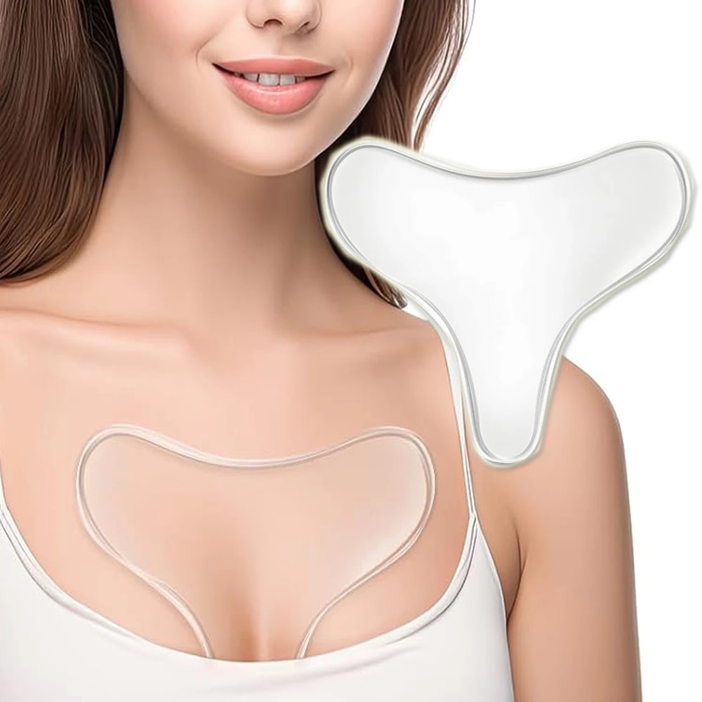 Silicone Chest Wrinkle Patch Reusable Anti Aging Chest Pad For Smoother Skin 0