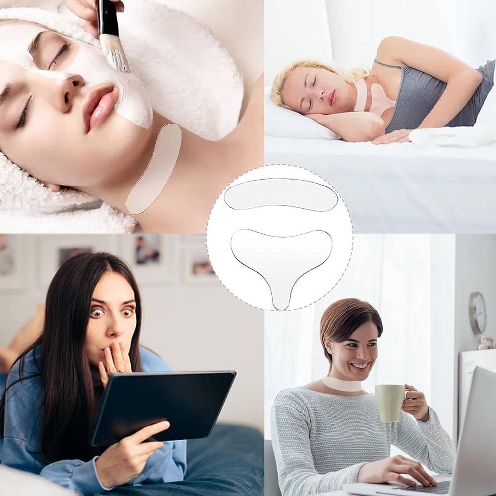 Silicone Chest Wrinkle Patch Reusable Anti Aging Chest Pad For Smoother Skin 2