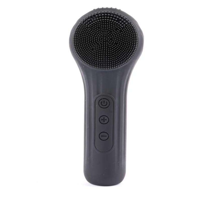 GlowTherm Silicone Face Scrubber Heated Facial Cleansing Brush with Speed Sonic Massage