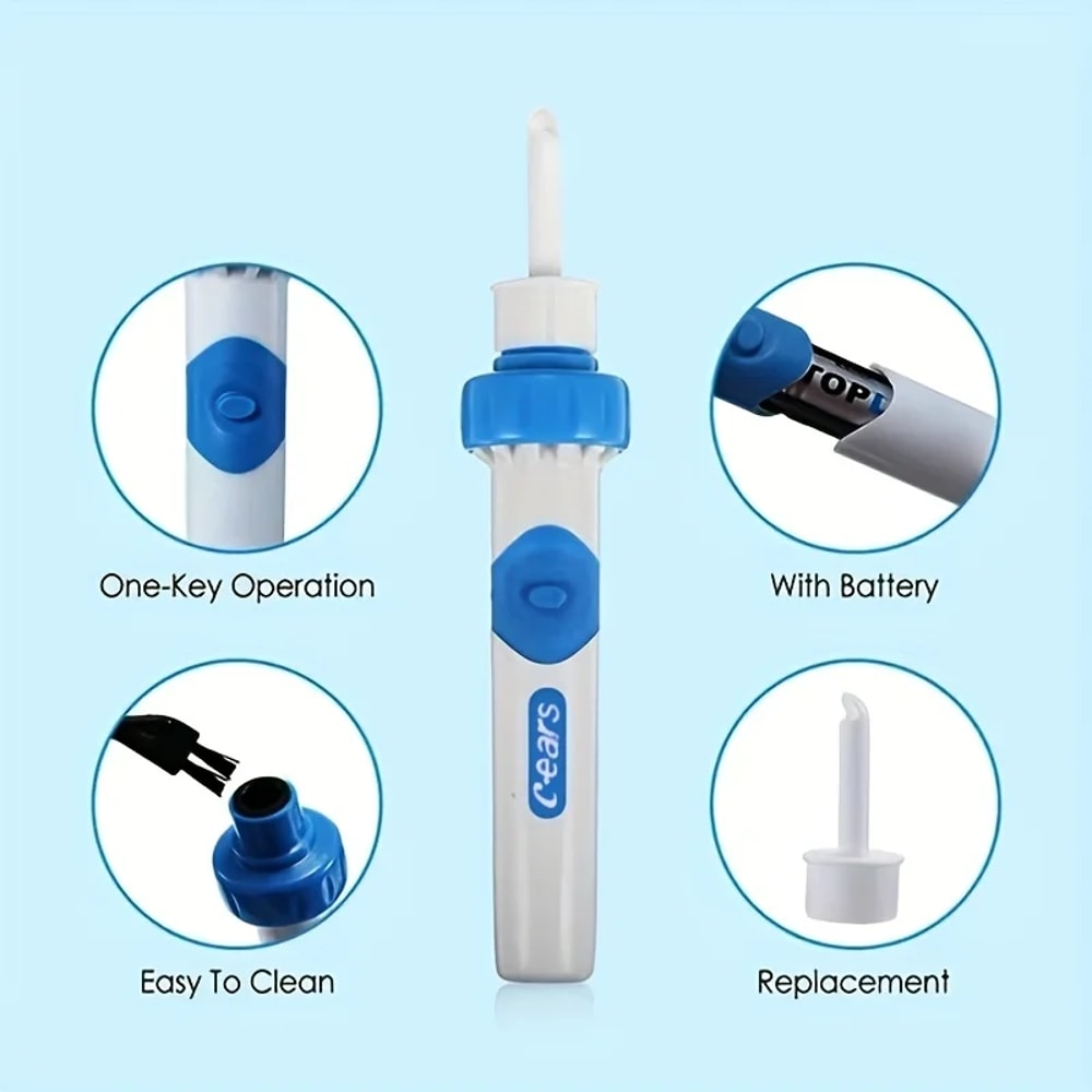 ClearFlow Portable Ear Wax Removal Kit With Gentle Vacuum Suction Cleaner 2