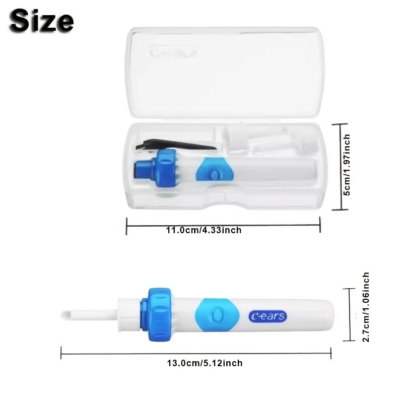 ClearFlow Portable Ear Wax Removal Kit With Gentle Vacuum Suction Cleaner 5