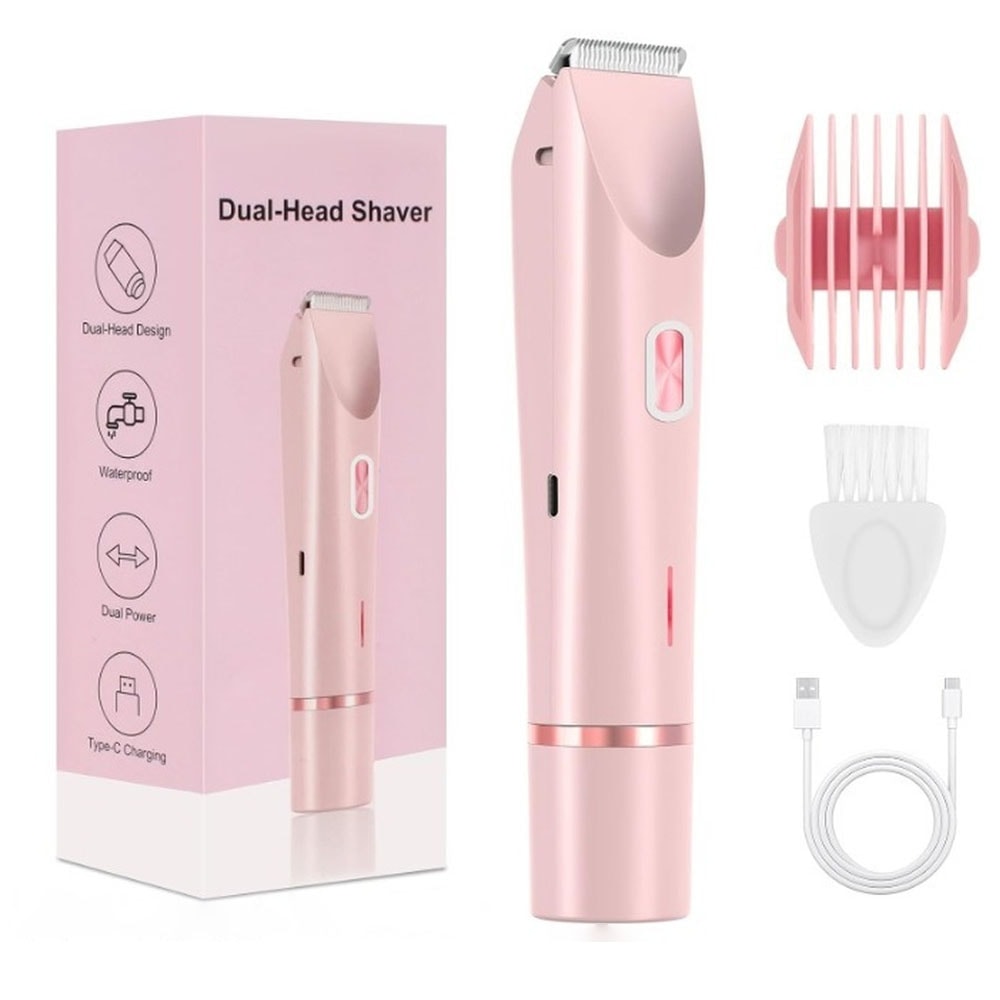 Bikini Trimmer & Electric Razor for Women Waterproof Wet & Dry Shaver