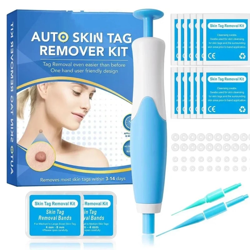 Painless Skin Tag Remover Wart Removal Kit For Face And Body Care 0