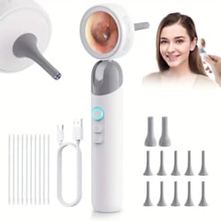 smartview ear camera with ips screen & 1080p hd ear wax removal kit