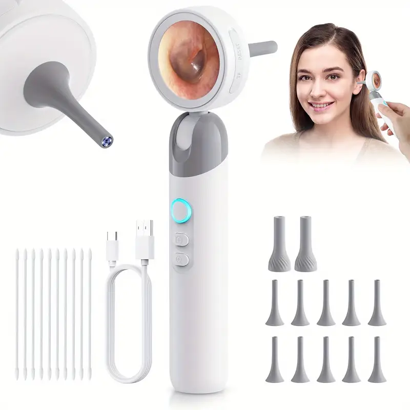 SmartView Ear Camera with IPS Screen & 1080P HD Ear Wax Removal Kit