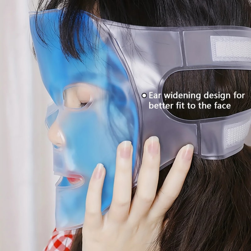 CryoGlow Cooling Gel Face Mask For Puffy Eyes Cold Therapy Skincare Mask 2