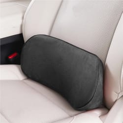 ergodrive memory foam lumbar support cushion for car seat and office chair