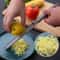 Premium Stainless Steel Lemon Zester & Cheese Grater for Citrus, Garlic, Ginger & Chocolate