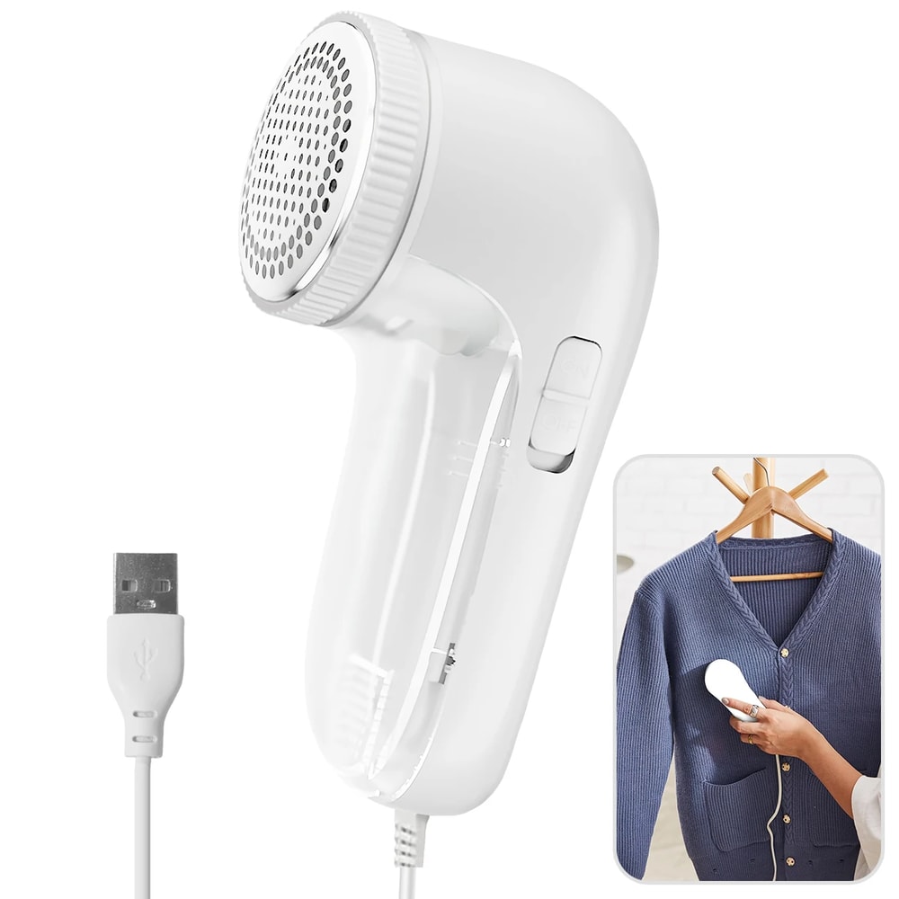 Portable Electric Fabric Shaver & Lint Remover for Clothes, Sweaters and Upholstery