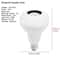 Bluetooth Speaker Light Bulb with RGB Color Changing LED and Remote Control