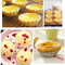 Piece Egg Tart Mold Set Reusable Stainless Steel Tart Pans for Mini Pies, Cupcakes & Pastry Baking