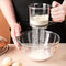 Transparent Flour Sifter with Hand Press Design for Smooth Baking and Powdered Sugar Dusting
