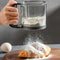 Transparent Flour Sifter with Hand Press Design for Smooth Baking and Powdered Sugar Dusting