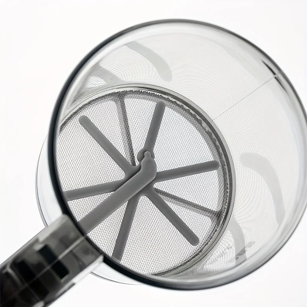 Transparent Flour Sifter with Hand Press Design for Smooth Baking and Powdered Sugar Dusting
