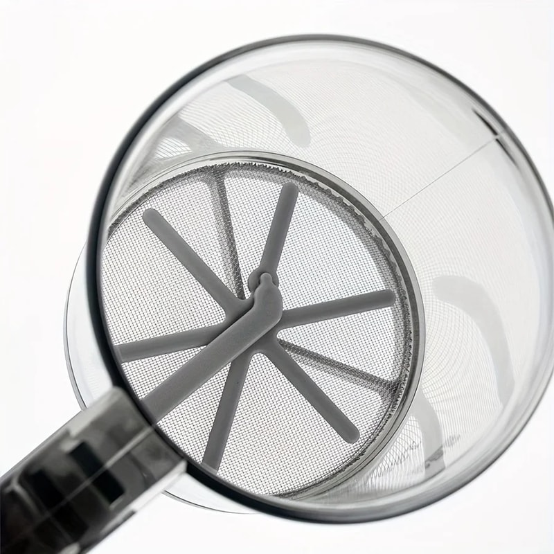 Transparent Flour Sifter with Hand Press Design for Smooth Baking and Powdered Sugar Dusting