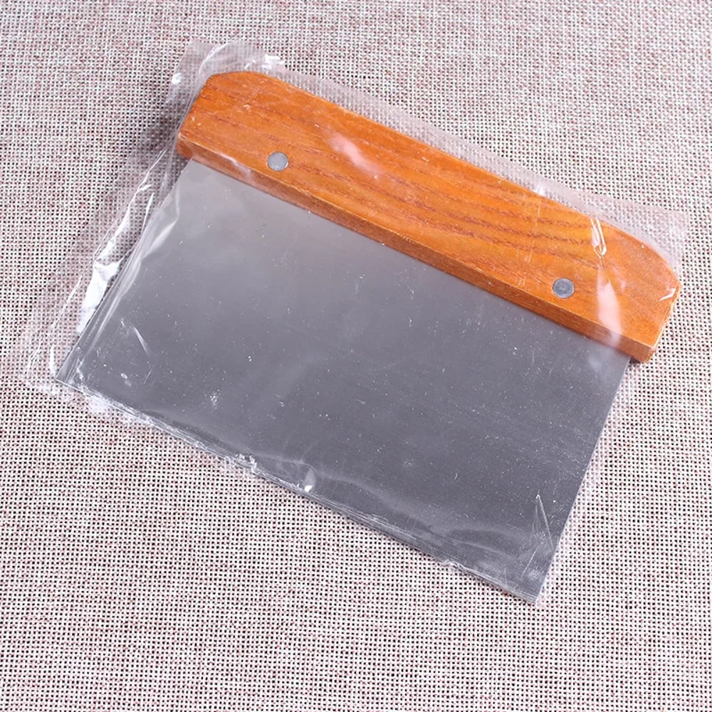 Precision Stainless Steel Dough Scraper Pastry Cutter With Measuring Scale 1
